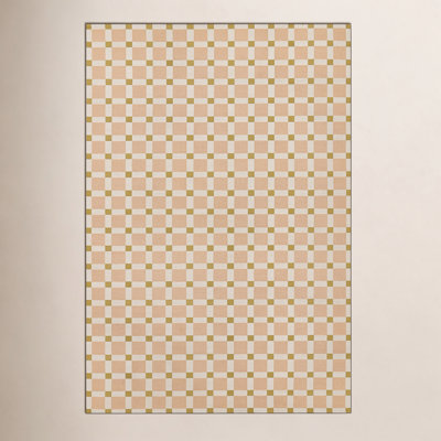Icon Pink Geometric Outdoor Rug