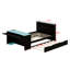 Lit de jour moderne avec lit gigogne et bureau-651024663