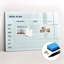 Magnetic Glass Dry Erase Board-540332949