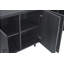 Buffet cannelé 65 po gris anthracite-857090386