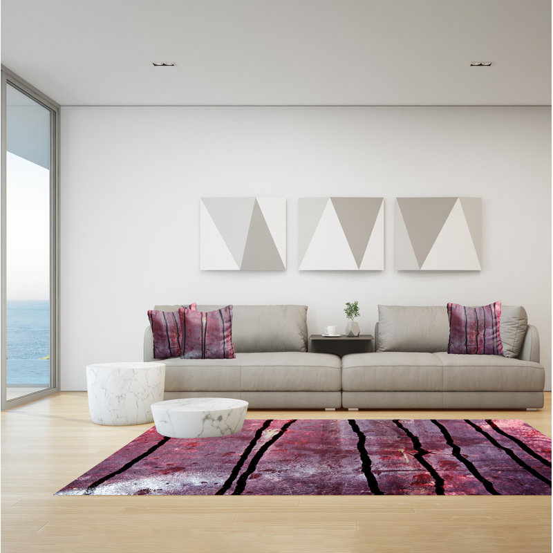 Gerren Abstract Area Rug, Rectangle 140 x 200cm