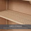 Brighi Wicker Patio Bar Counter with Ceramic Top