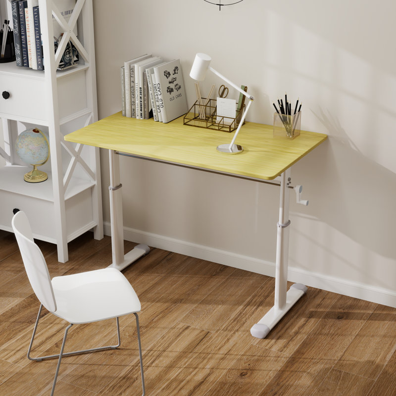Bureau debout à hauteur ajustable Home Office, Bois