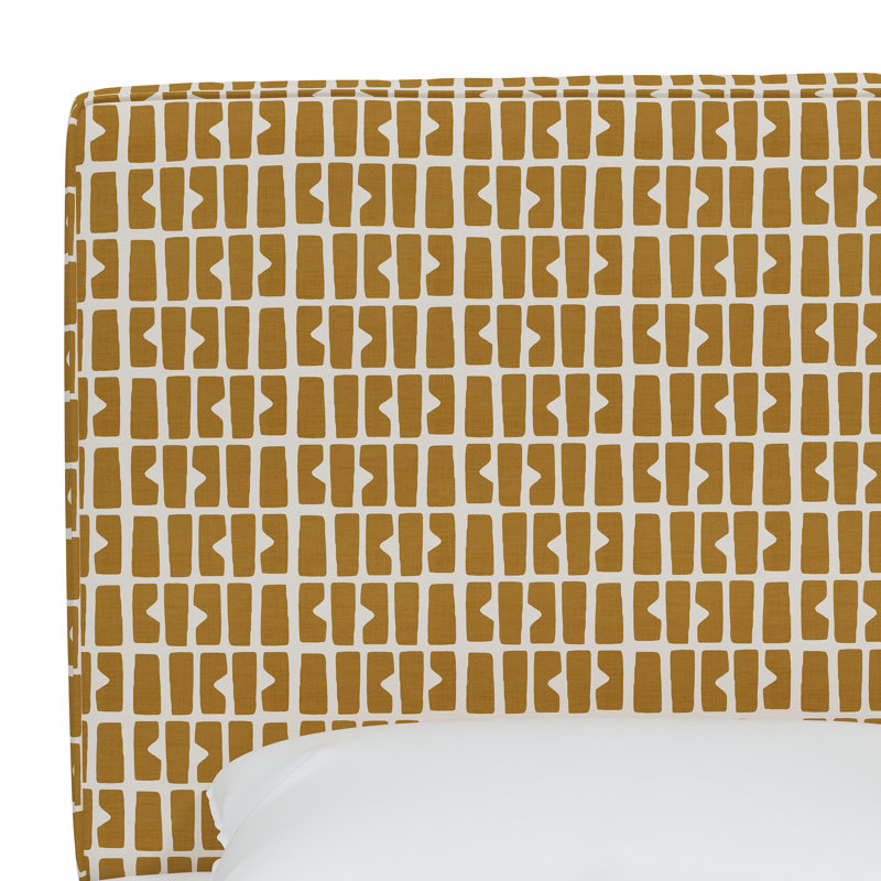 Ulrik Upholstered Cotton Panel Headboard, Full