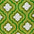 Gamma Green and White Throw Pillow-664171918