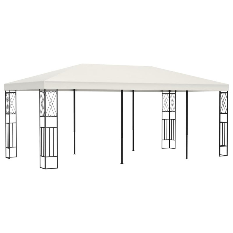 Grande auvent rectangulaire rectangulaire en polyester pour l'extérieur Gazebo