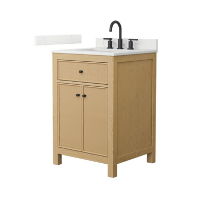 Pendry 24" Freestanding Single Bathroom Vanity with Quartz Top