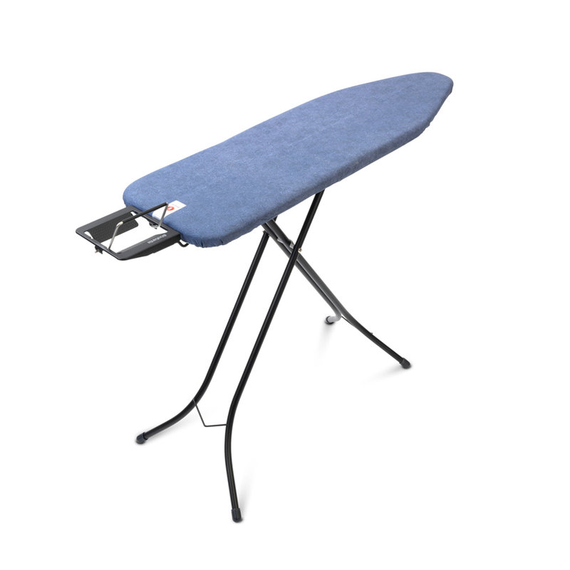 Brabantia Size B Medium Ironing Board with Steam Iron Rest, Denim Blue