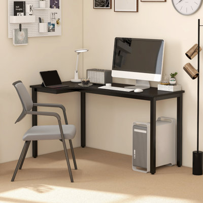 Corner Metal Base Computer Desk