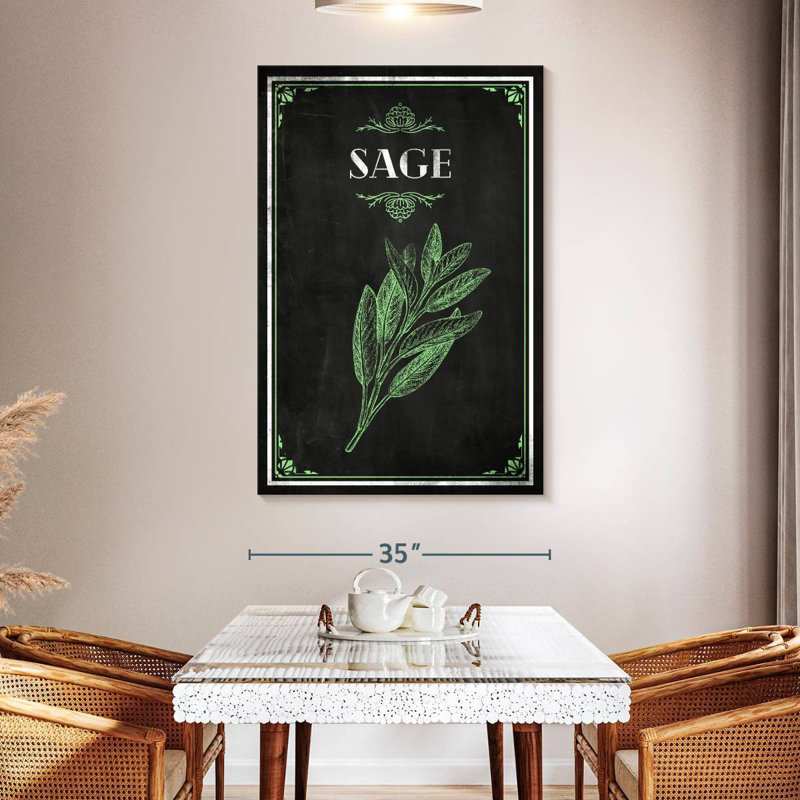Tableau vert sauge, H 51 po x l 34 po