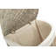 Wicker Antique Wash Laundry Bin with White Lining-15132828