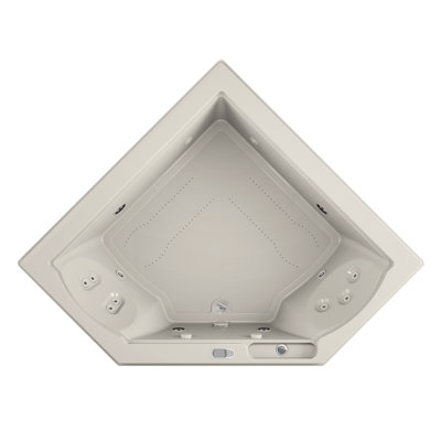 Fuzion® 65.75" Corner Acrylic Combination Bathtub