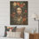 «Mexicain Frida's Spirit Photo III - Art mexicain sur bois»