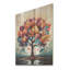 Feuillage d'automne orange I - impression sur bois-1672325464