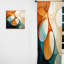 Rideau obscurcissant orange Mid Century-107832010