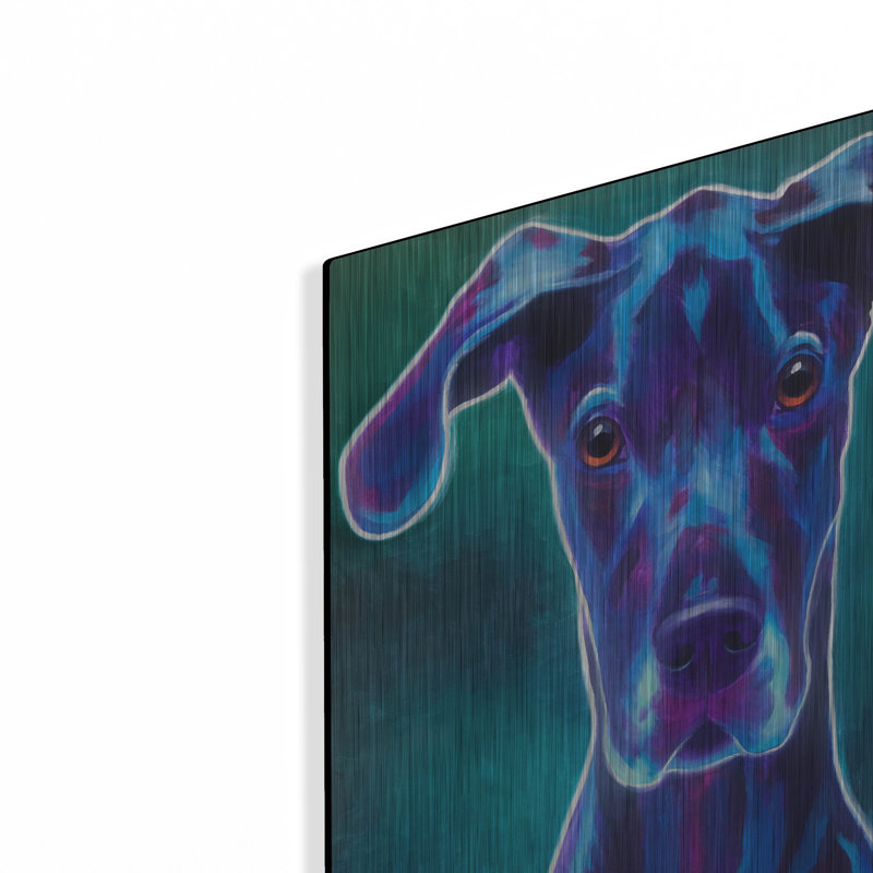 «Great Dane - Blue» par Dawg Painter, H 24 po x l 16 po