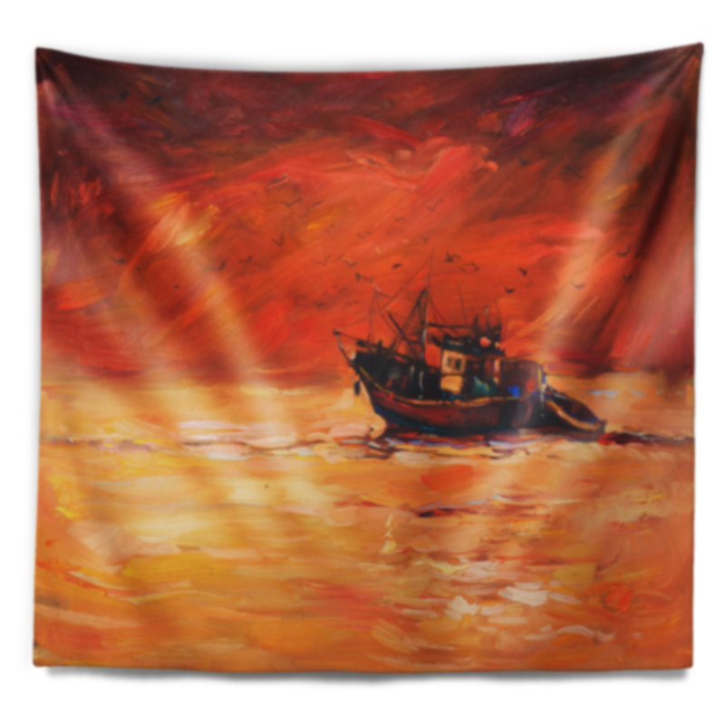 Polyester Tapestry, 32" H x 39" W