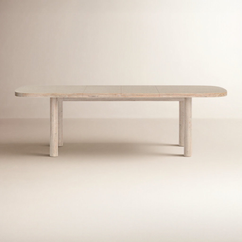 Cleodora 70" Extendable Acacia Dining Table