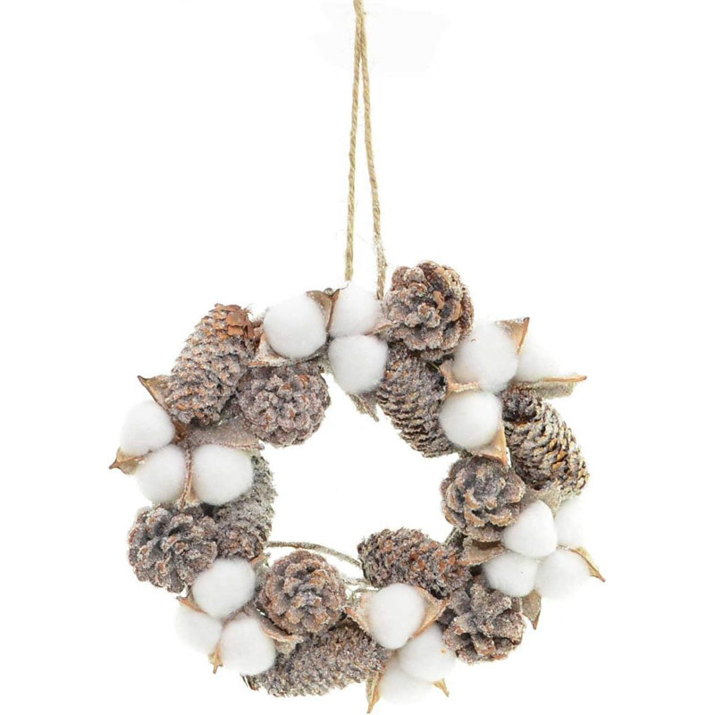 Faux PVC 8.66cm Christmas Wreath