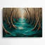 Art mural en métal Coastal Mangrove Maze-953151773