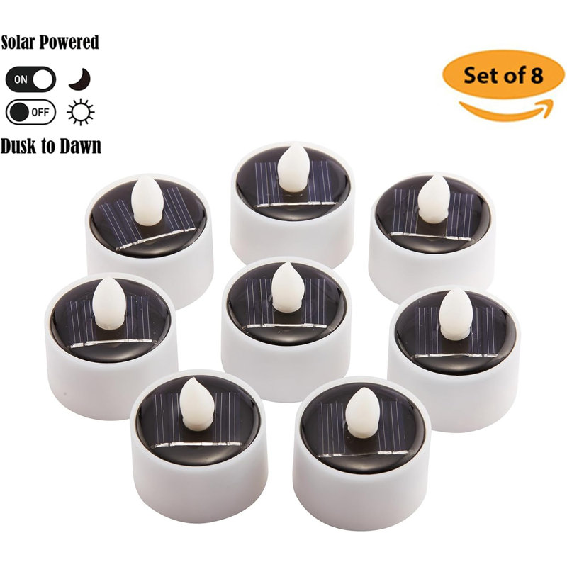 8-pack Solar Votive Tea Lights