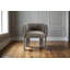 Chaise avec accoudoirs en velours Magline -1715830402