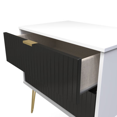 Beranda 58cm W Manufactured Wood Bedside Table