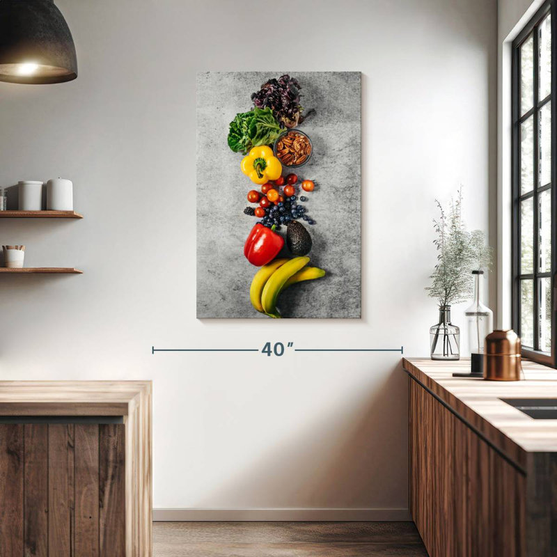 Yarlin Fruit And Vegetable Lineup, 39" H x 26" W