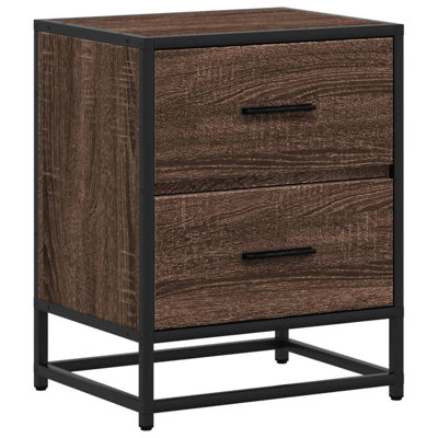 Analisse 40cm W Metal Bedside Table