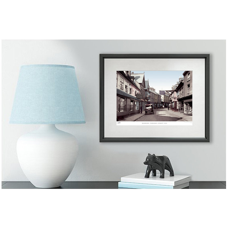 Banbury, Parsons Street 1921 by Francis Frith - Single Picture Frame Print, 45cm H x 60cm W x 2.3cm D