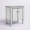 Table de chevet Latasha en argent