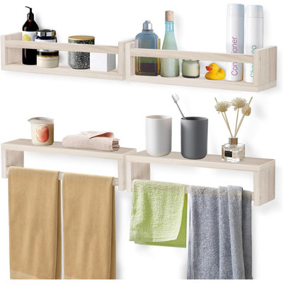 Poelm 4 Piece Floating Shelf