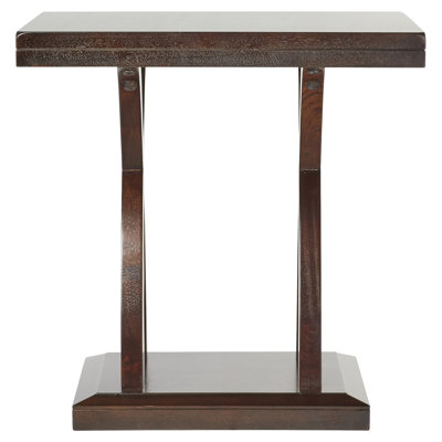 Almeta Solid Wood Top End Table