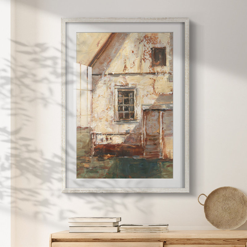 Dreaming II - Toile tendue avec châssis, H 28,5 po x l 20,5 po, Blanc