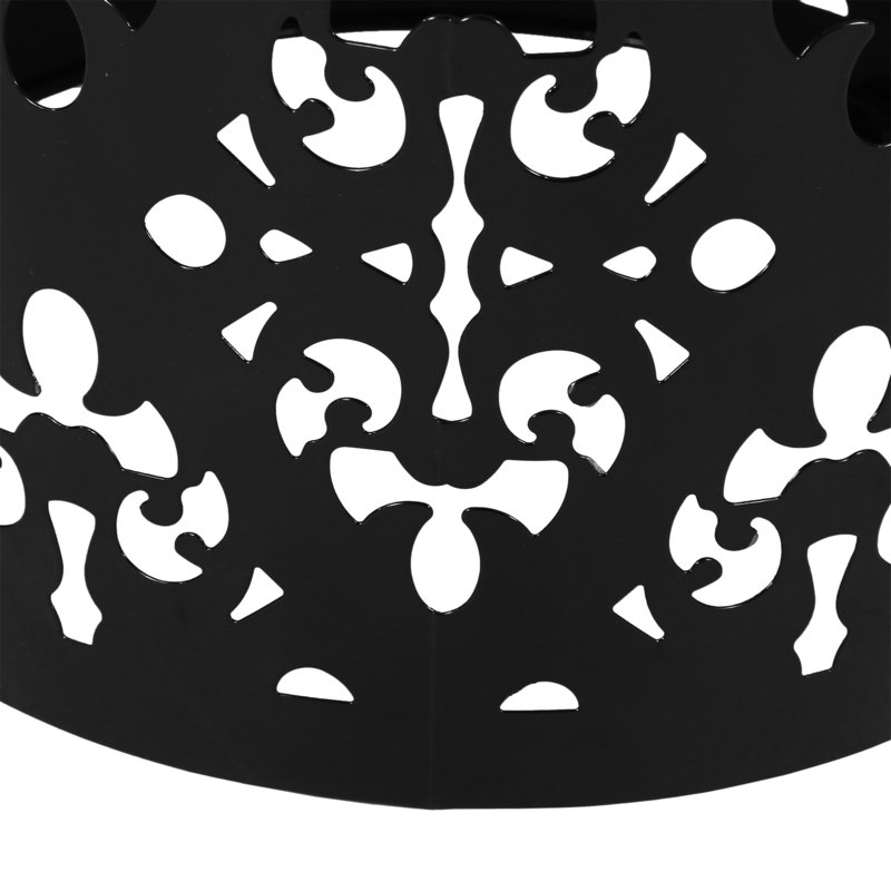Metal S/2 End Table, Black