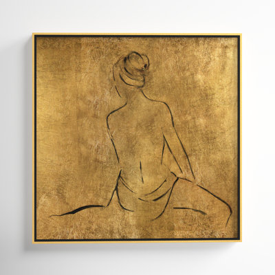 Maia Golden Bather II by Sally Swatland - Painting Print