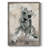 Sketchy Study Framed Print - Solid Wood