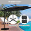 Parasol de marché suspendu 10 pieds avec base-1743848923