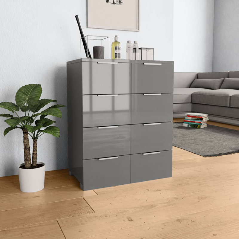 Anran 60cm Sideboard, Grey