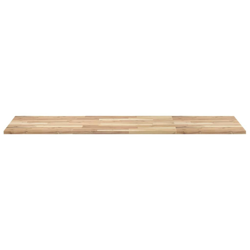 120cm Solid + Manufactured Wood Bathroom Vanity Top, Natural