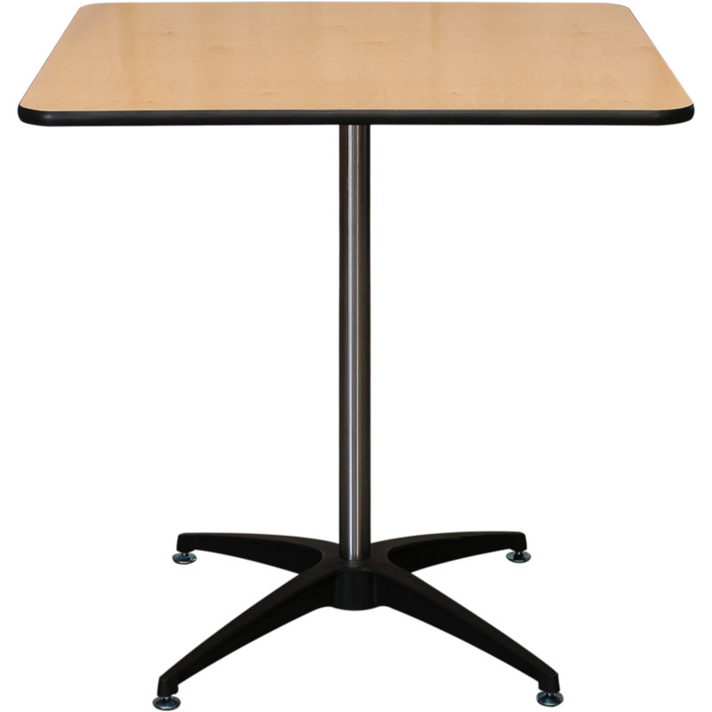 Table basse à piédestal WFT, H 42 po x l 30 po x P 30 po
