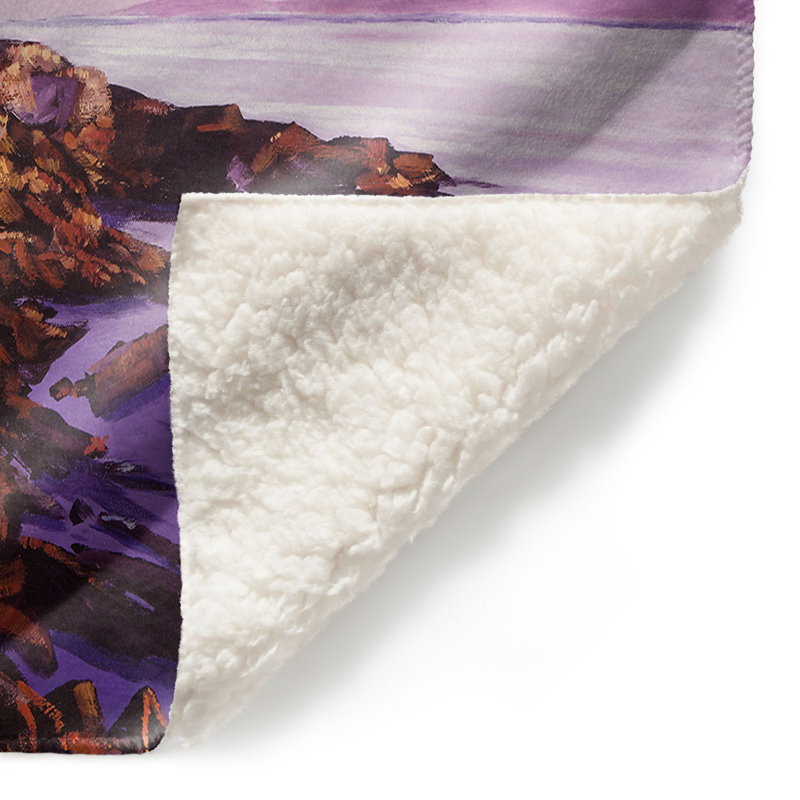 Hand Woven Throw Blanket, 51" x 60"