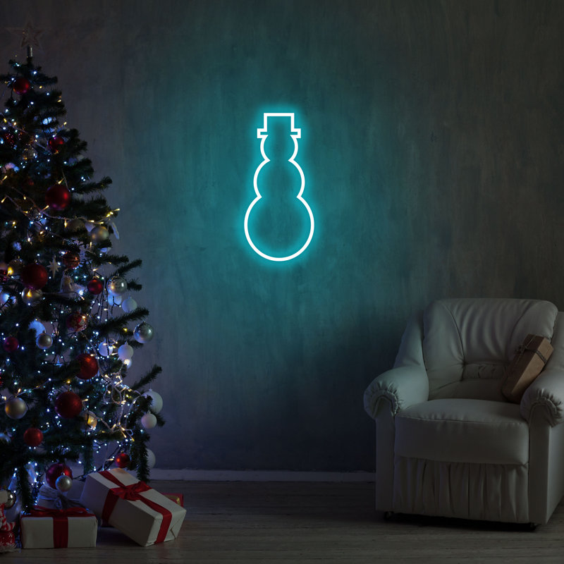 LED Lighted Sign, Blue