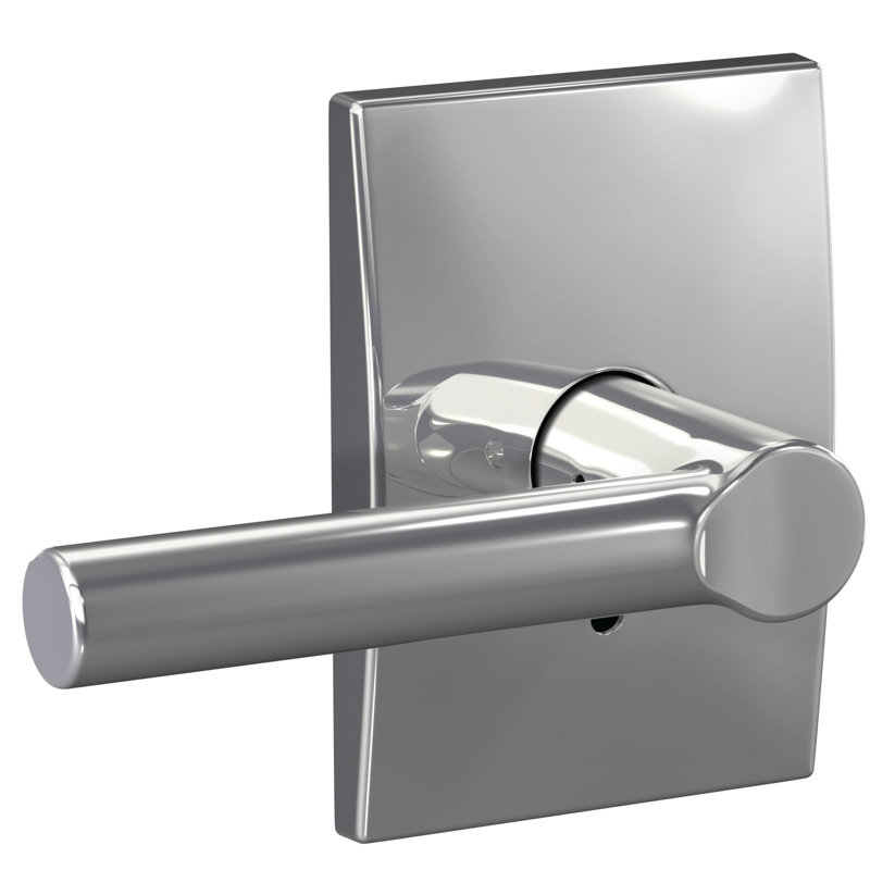 Custom Broadway Non-Turning Lever with Century Trim, Bright Chrome