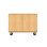 Mobile 10 Compartment Manufactured Wood Classroom Cabinet