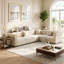Canapé Chesterfield en L en velours avec lit coulissant et garniture dorée Rimer-1014359941