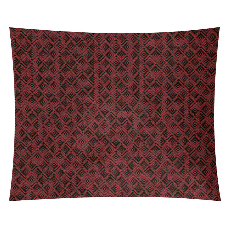 Tapisserie Avicia, Intérieur / extérieur, H 51,5 po x l 60,5 po, Rouge