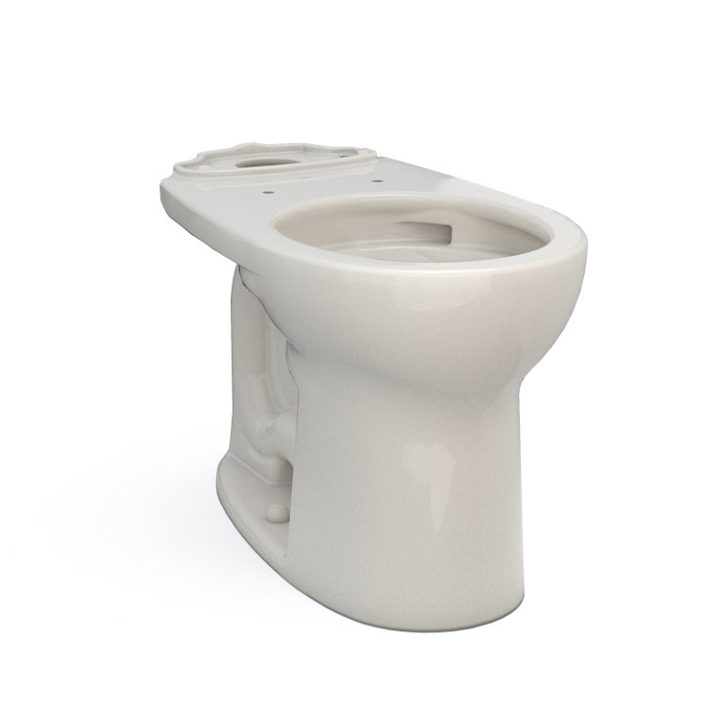 TOTO® Drake® Round TORNADO FLUSH® Toilet Bowl with CEFIONTECT®, Colonial White - C775CEFG#11, Sedona Beige