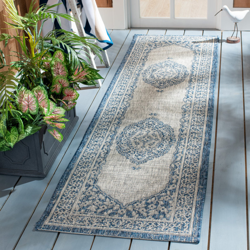 Tapis d'intérieur / extérieur performance Amedee, Tapis de couloir 2 pi 3 po x 8 pi