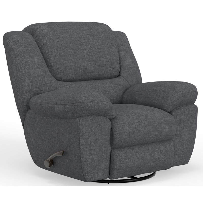 Fauteuil inclinable et pivotant Veria, Gris/beige, Manual